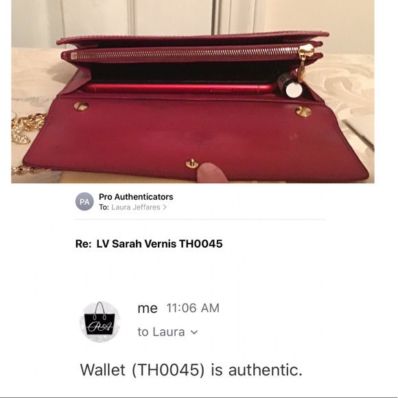 **NOT FOR SALE**Louis Vuitton Rare Dark Pink Sarah - Picture 5 of 8